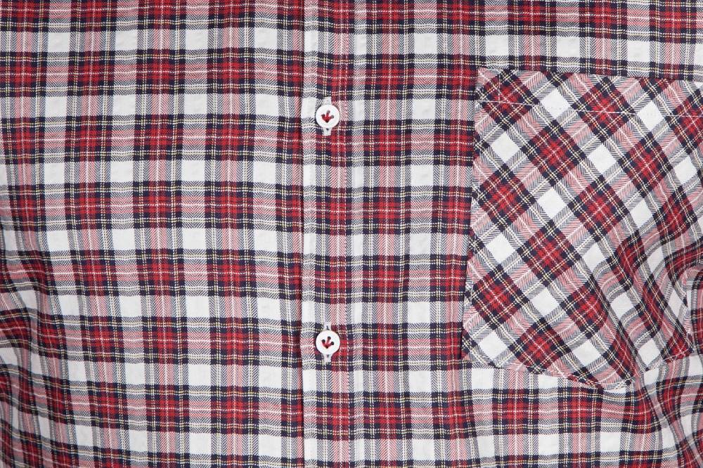 Poggianti Camicia a quadri con tasca ARDENZA-64-574-01 Nuova