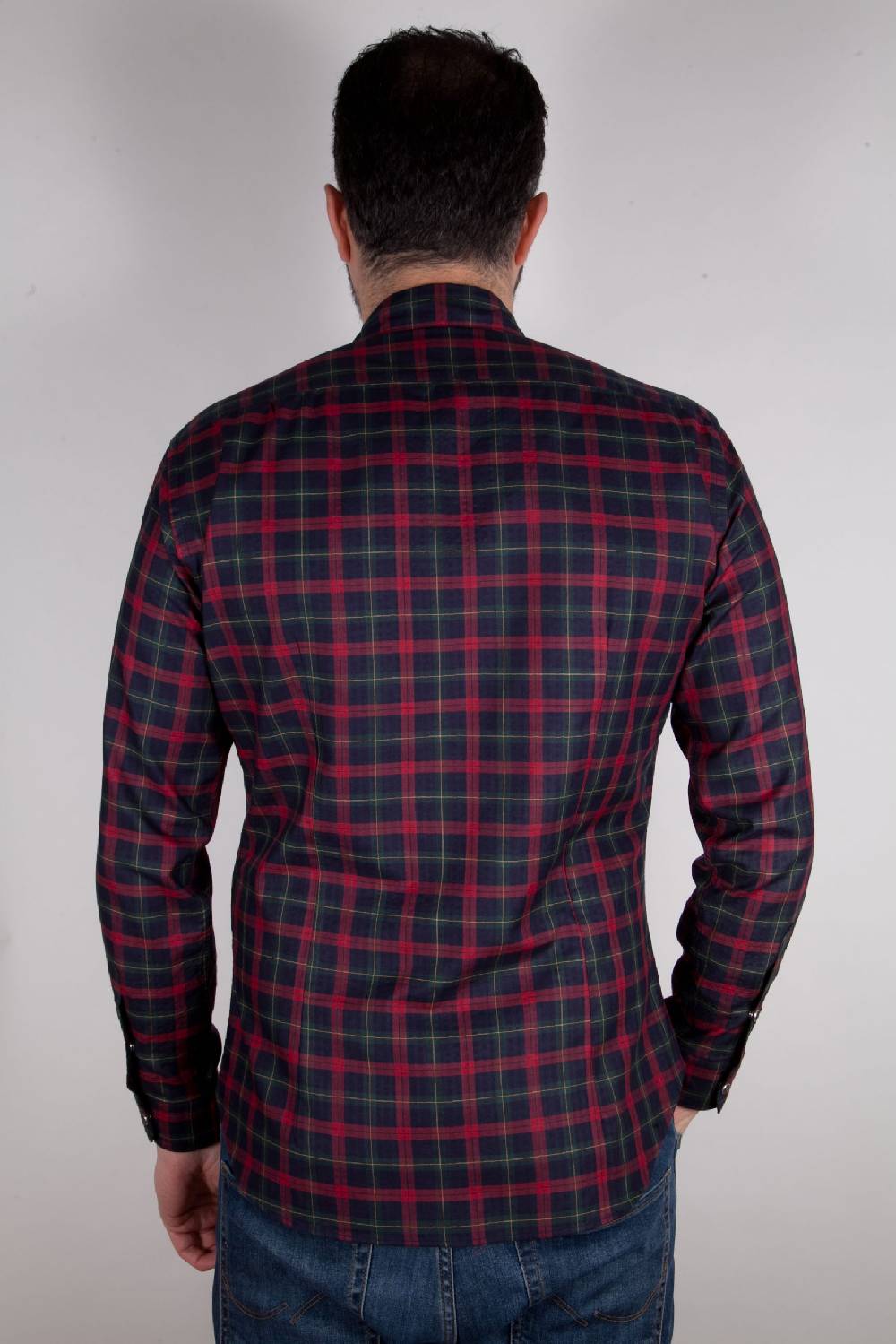 Poggianti Camicia a quadri con tasca ARDENZA-64-574-03 Moda
