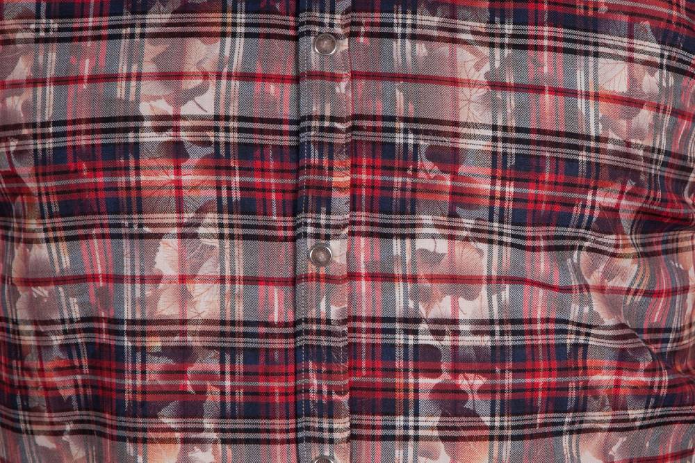 Poggianti Camicia a quadri con stampa PRUNO-66-571-01 Novità