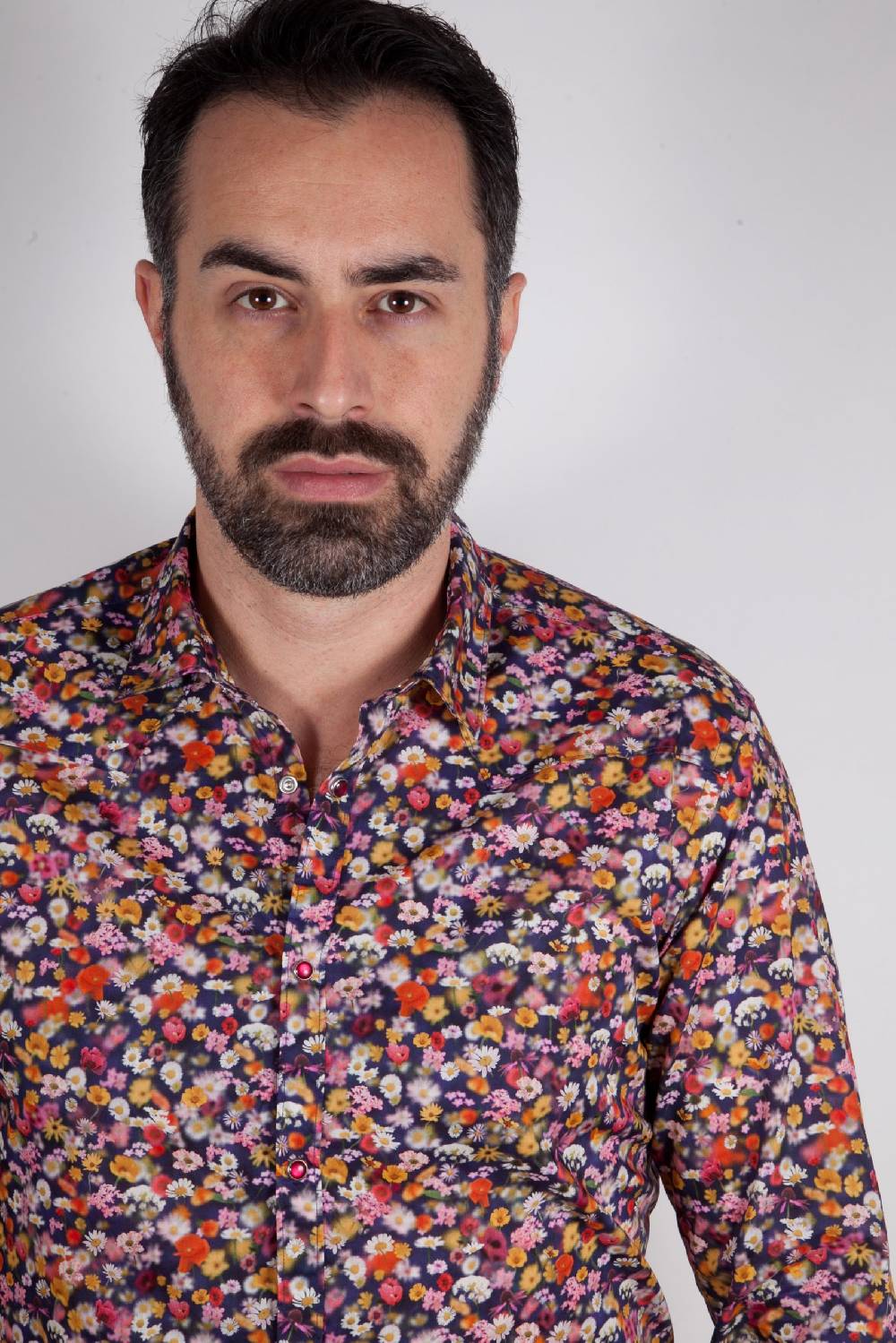 Poggianti Camicia con stampa floreale PRUNO-66-556-01 2025