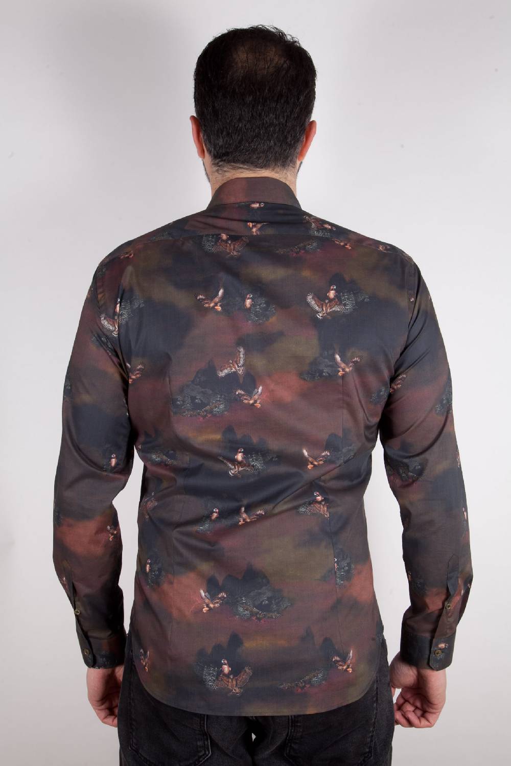 Poggianti Camicia con stampa PISA-73-548-01 Qualità