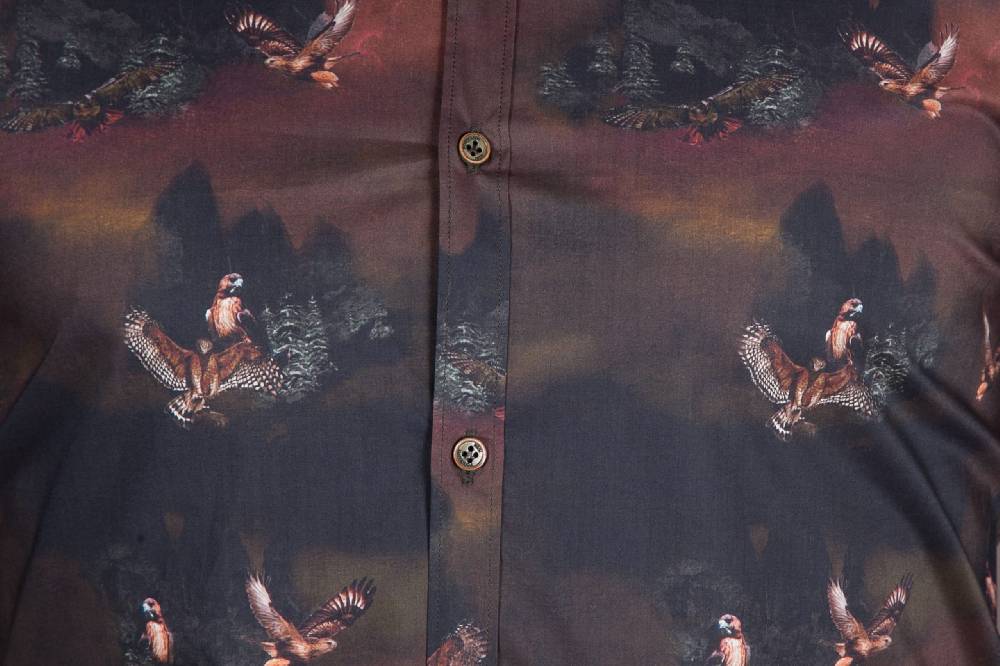 Poggianti Camicia con stampa PISA-73-548-01 Qualità