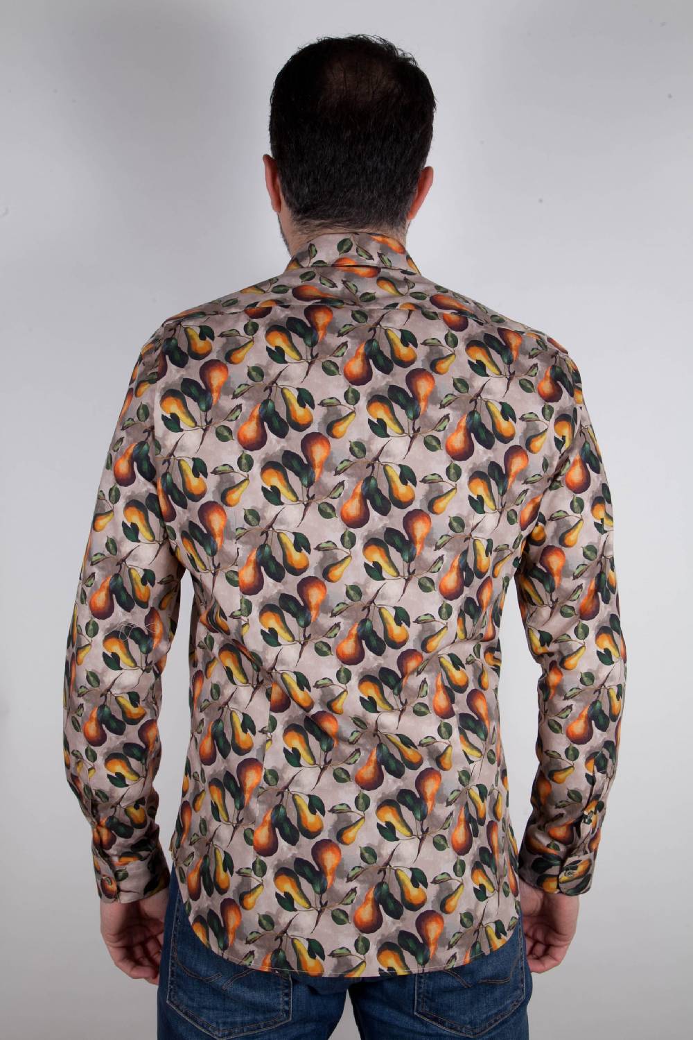 Poggianti Camicia con stampa frutta PISA-66F-536-01 Outlet