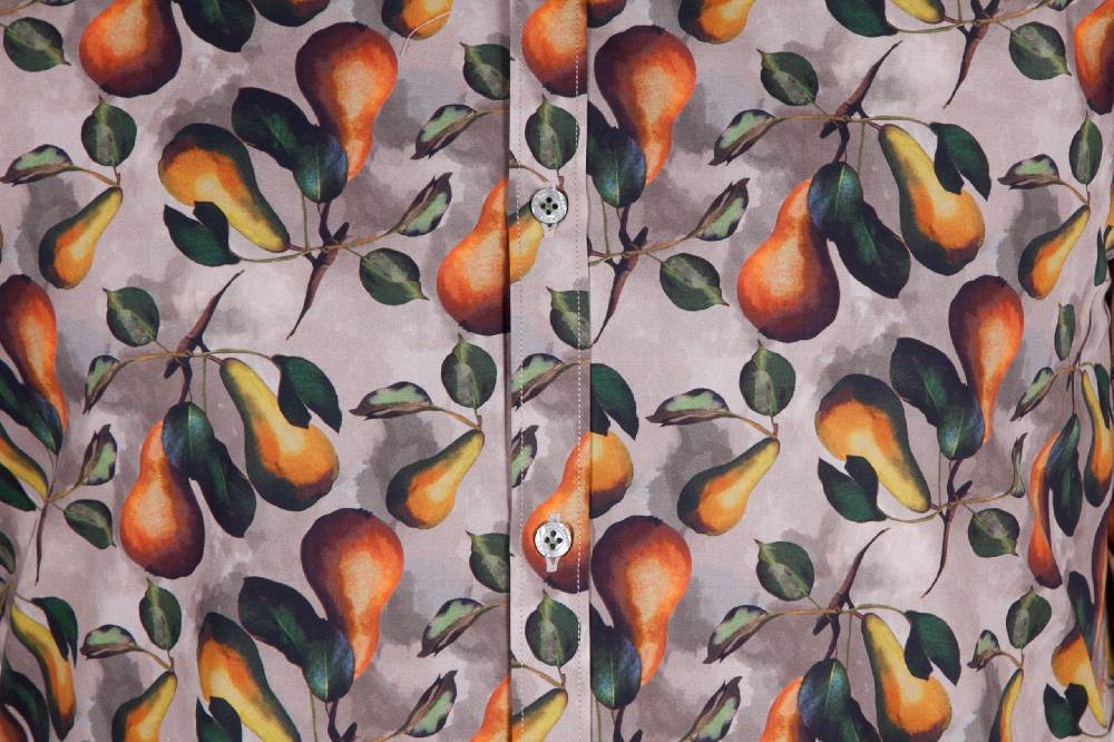 Poggianti Camicia con stampa frutta PISA-66F-536-01 Outlet