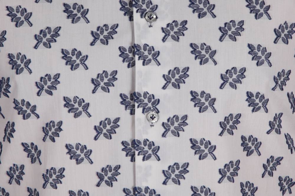 Poggianti Camicia Fil Coupe Collo Italiano FIRENZE-61-507-01 In Saldo