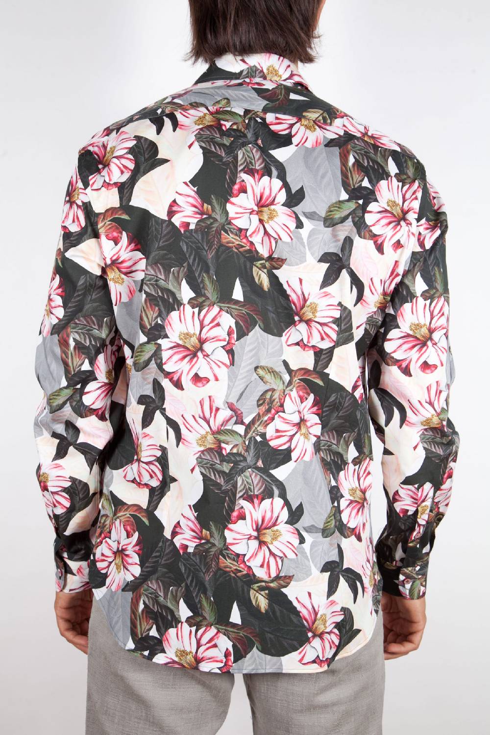 Poggianti Camicia Fantasia Stretch Collo Italiano 365-01 Prezzo Ridotto