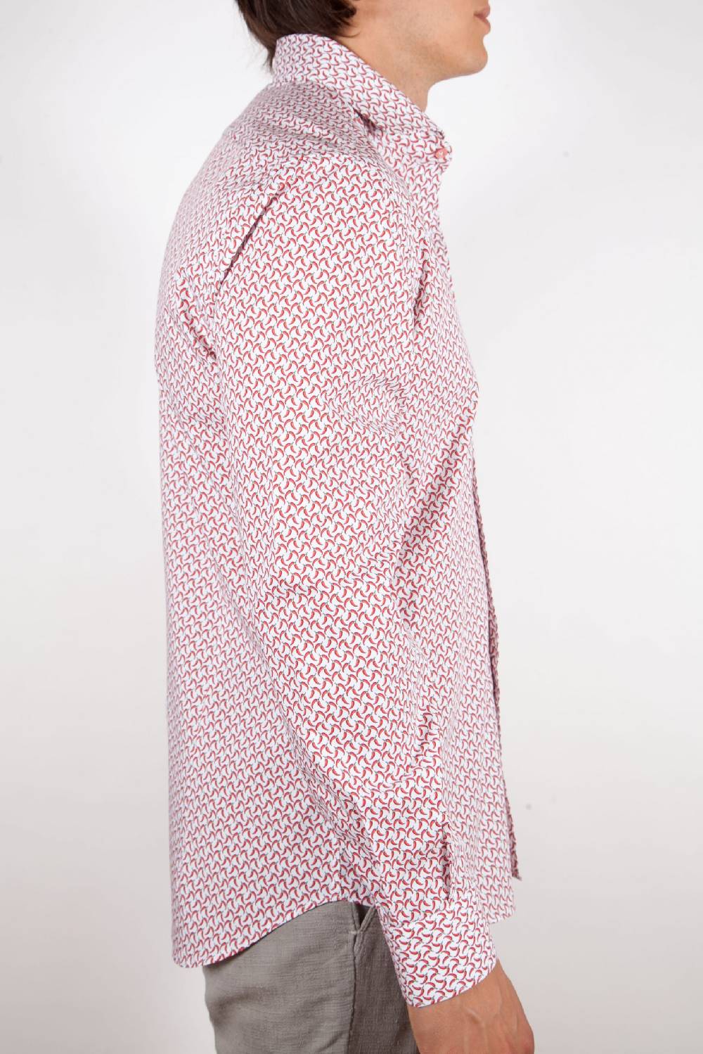 Poggianti Camicia Fantasia Collo francese 317-02 Sconto di tempo limitato