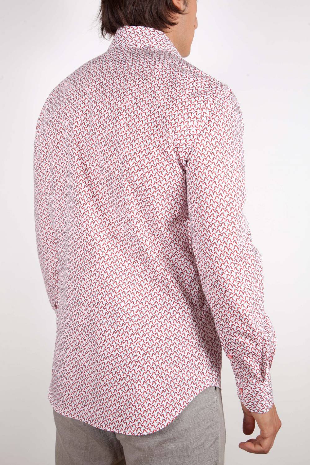 Poggianti Camicia Fantasia Collo francese 317-02 Sconto di tempo limitato