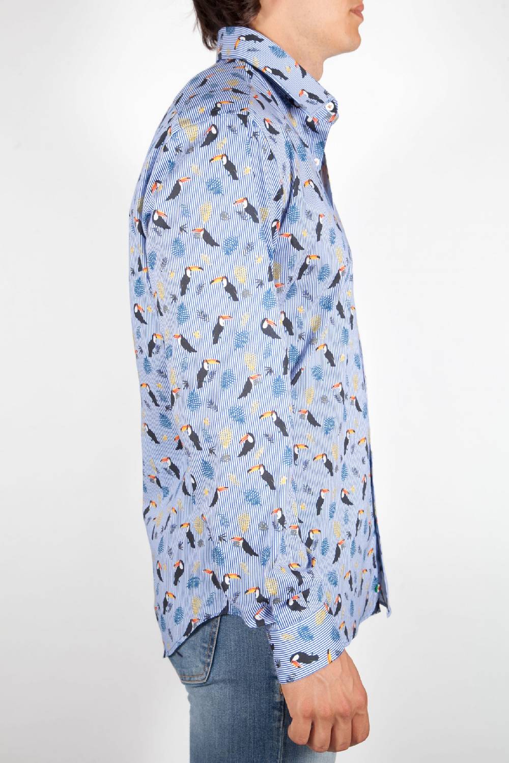 Poggianti Camicia Fantasia Collo Italiano 330-02 Presa
