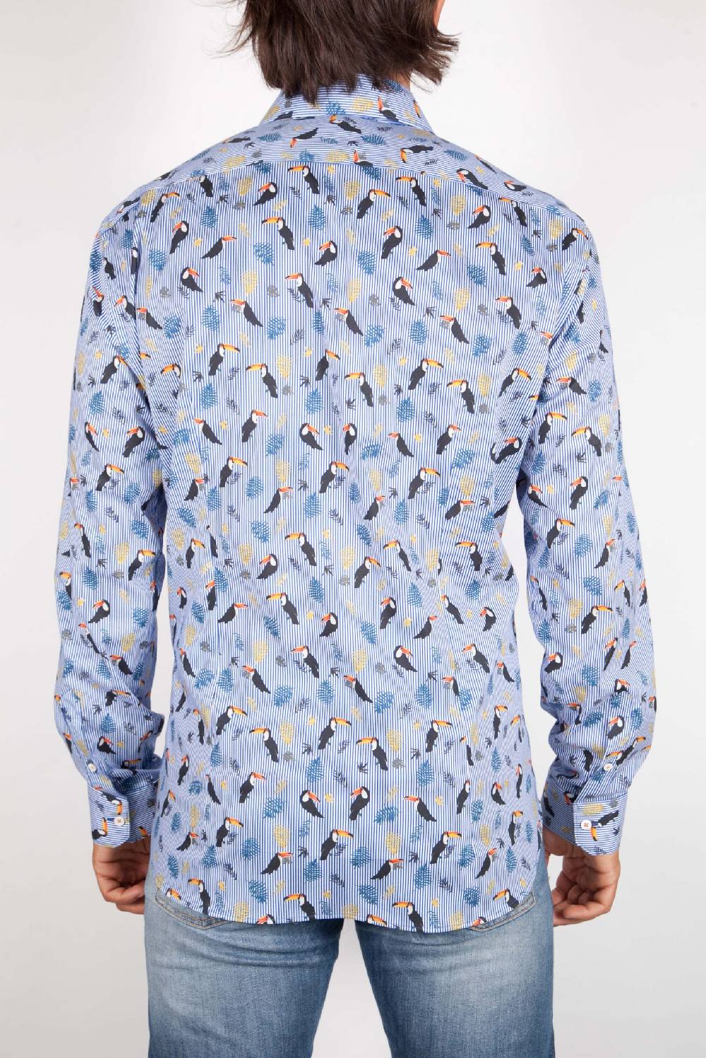 Poggianti Camicia Fantasia Collo Italiano 330-02 Presa
