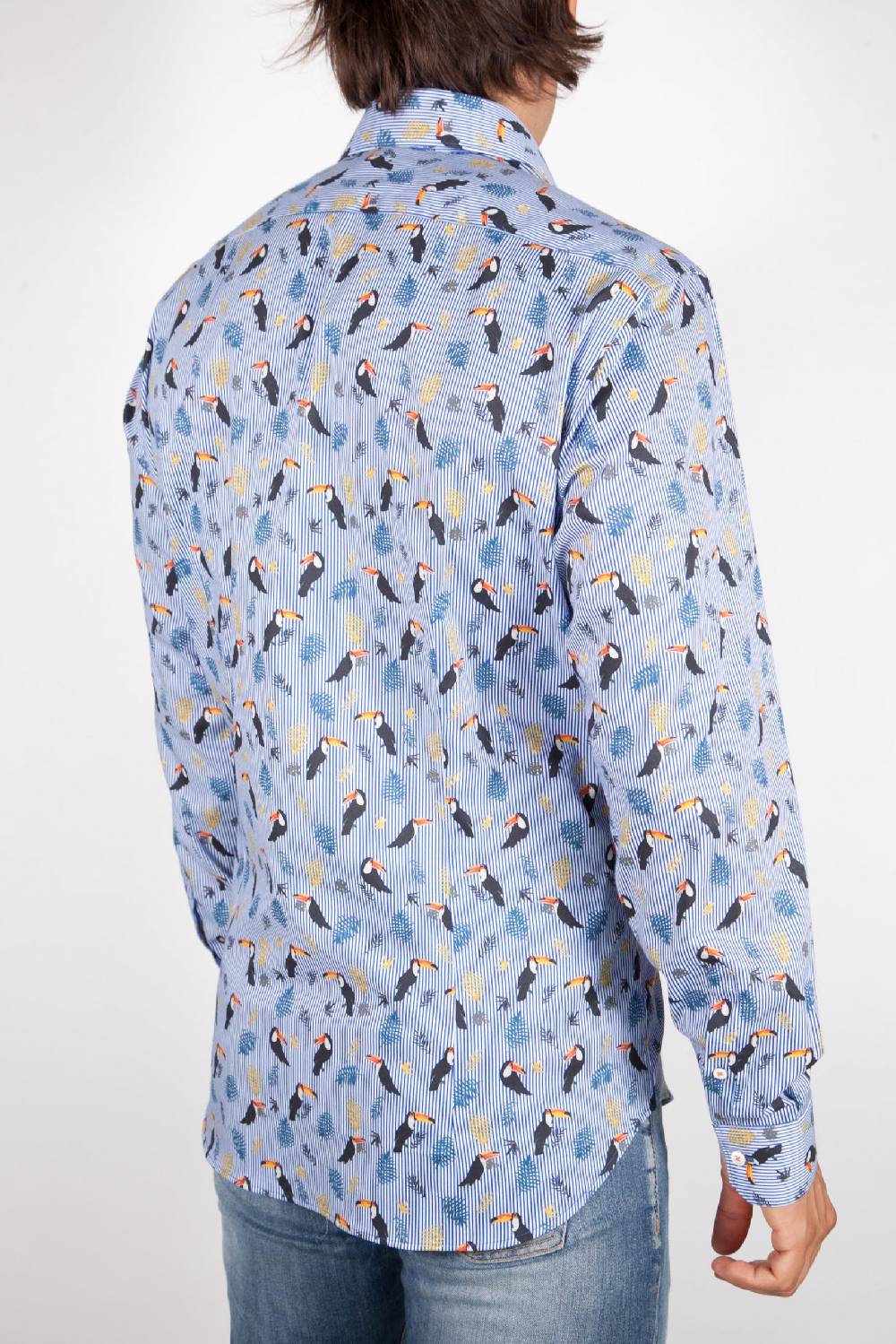 Poggianti Camicia Fantasia Collo Italiano 330-02 Presa