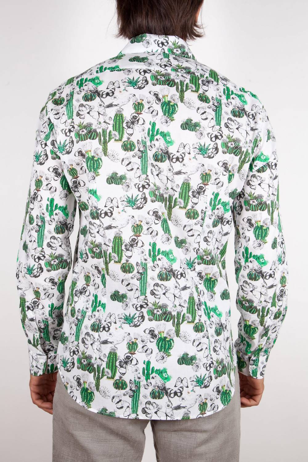 Poggianti Camicia Fantasia Collo Francese 349-02 Shopping online