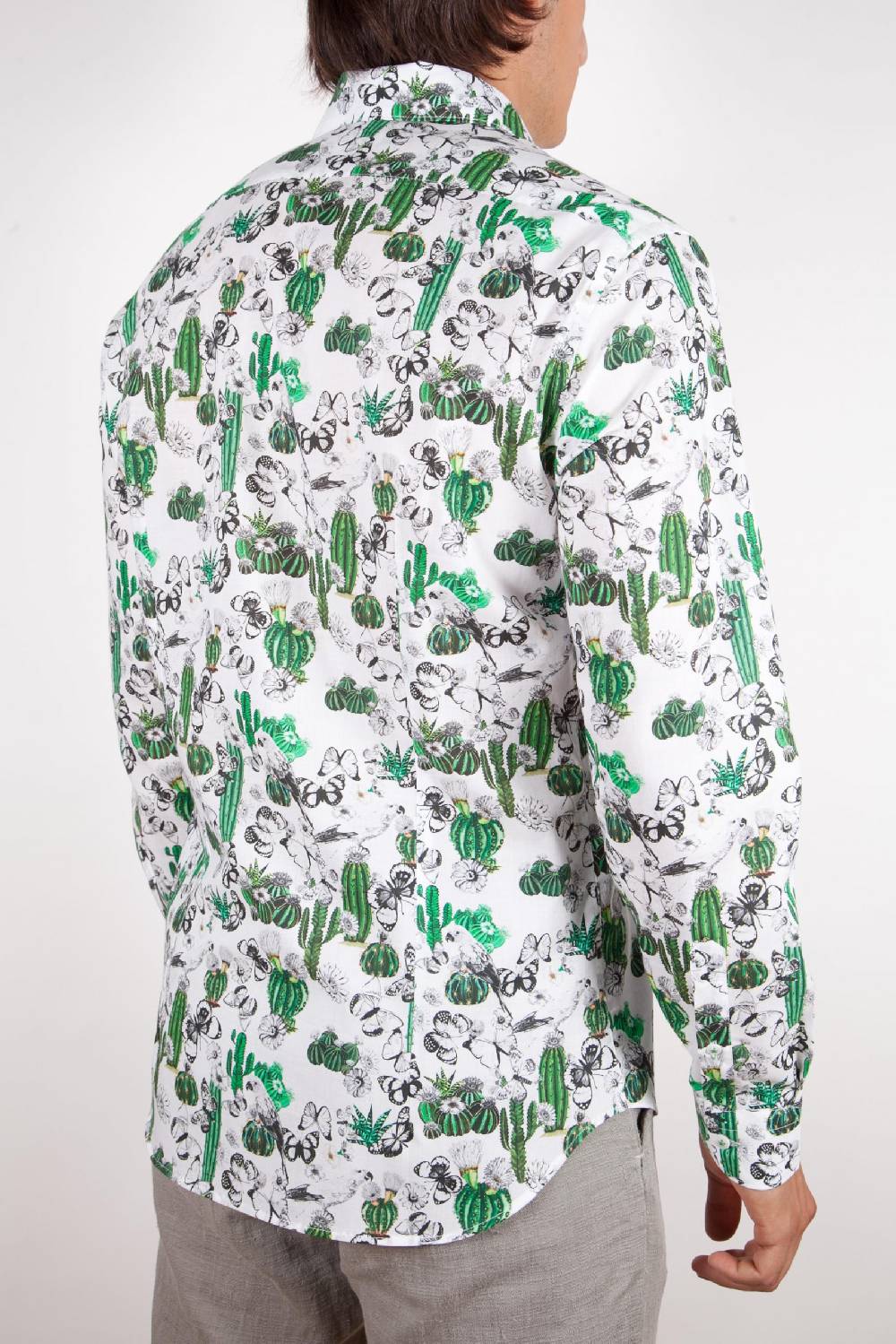 Poggianti Camicia Fantasia Collo Francese 349-02 Shopping online