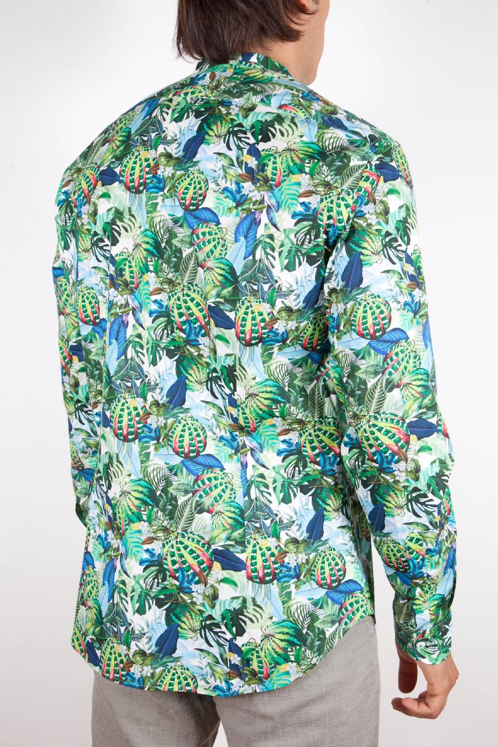 Poggianti Camicia Fantasia Collo Morbido Multicolor 363 Offerta natalizia