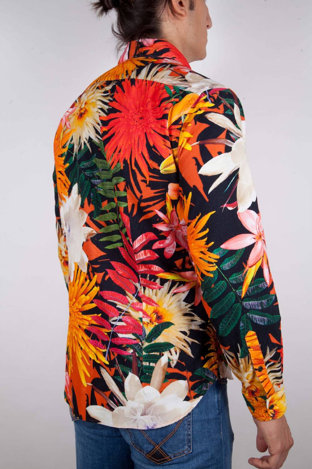 Poggianti Camicia Fantasia Collo Francese Offerta migliore