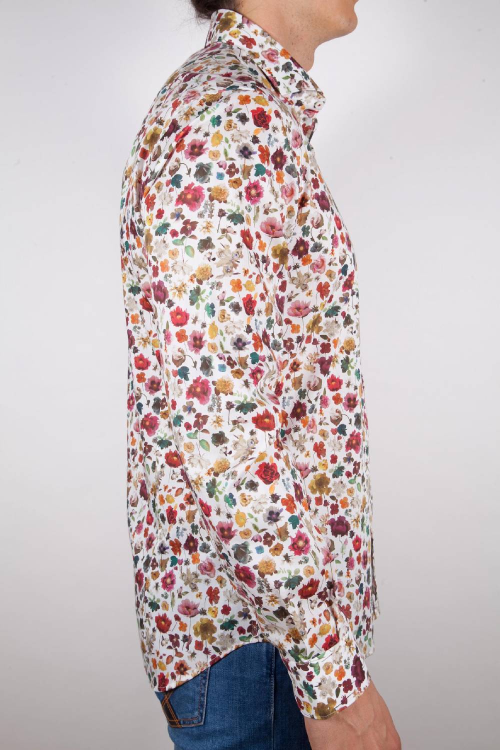 Poggianti Camicia Fantasia Collo Morbido Multicolor Latest fashion