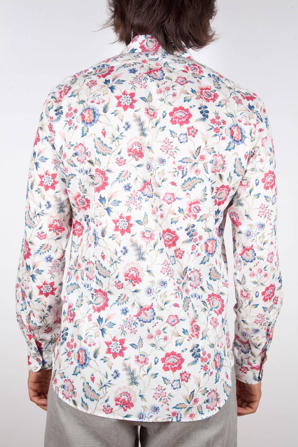 Poggianti Camicia Fantasia Collo Morbido Multicolor Online Outlet