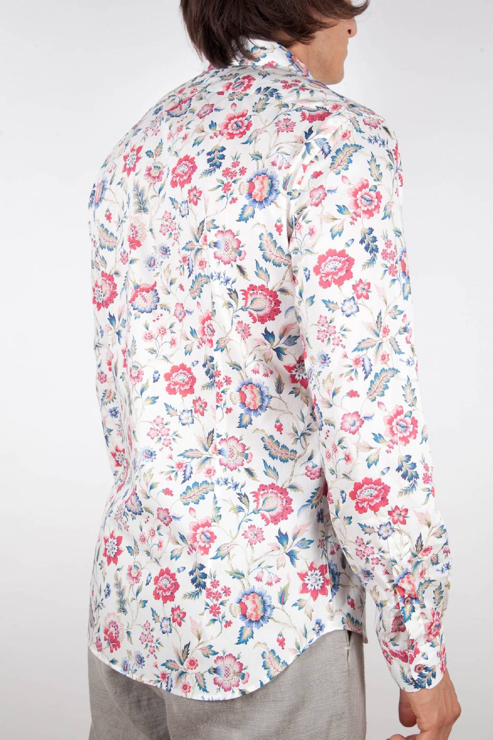 Poggianti Camicia Fantasia Collo Morbido Multicolor Online Outlet