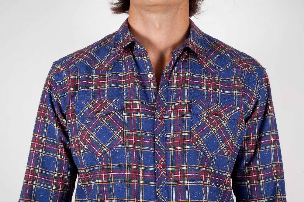 Poggianti Camicia Quadri Liquidazione