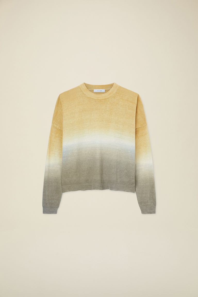 Pomandere Maglione girocollo con tintura degradè Saldi