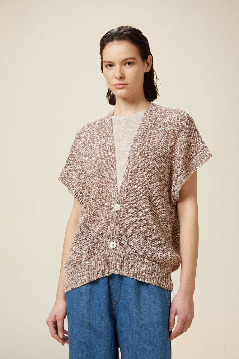 Pomandere Cardigan smanicato Saldi Di Fabbrica