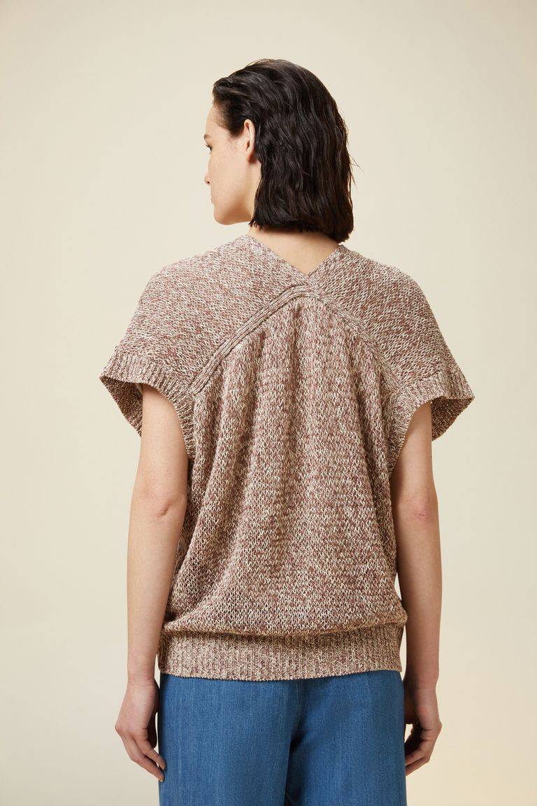 Pomandere Cardigan smanicato Saldi Di Fabbrica