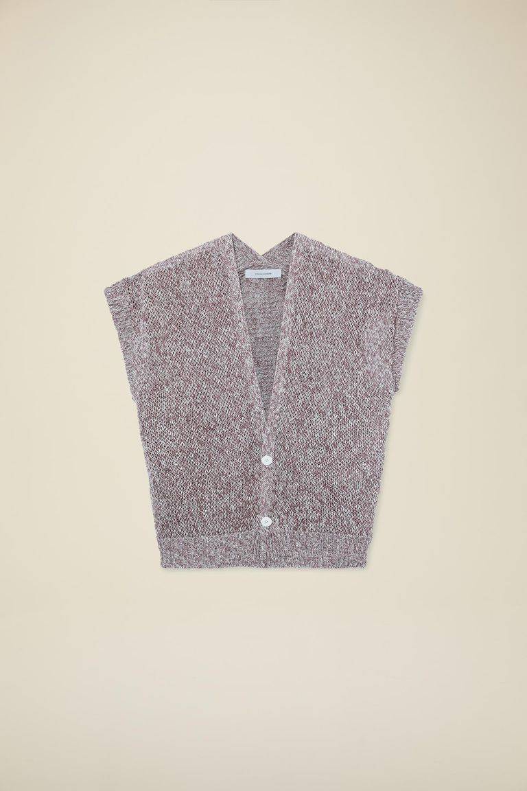 Pomandere Cardigan smanicato Saldi Di Fabbrica