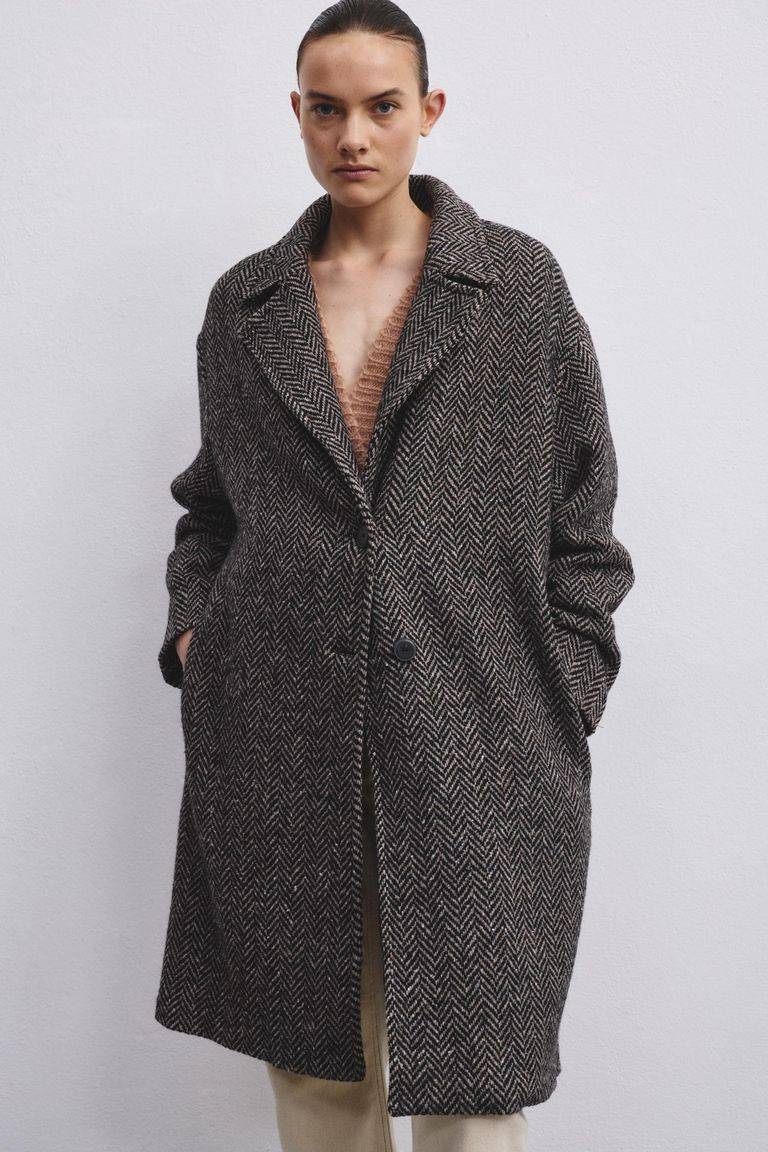 Pomandere Cappotto in resca di lana Nuovo