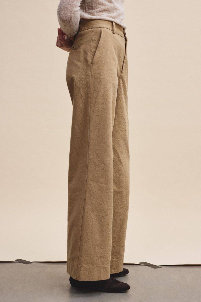 Pomandere Pantalone in diagonale di cotone lana Soddisfazione Garantita