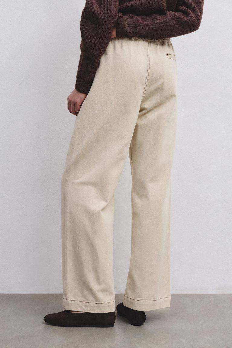Pomandere Pantalone in bull denim Consegna Veloce