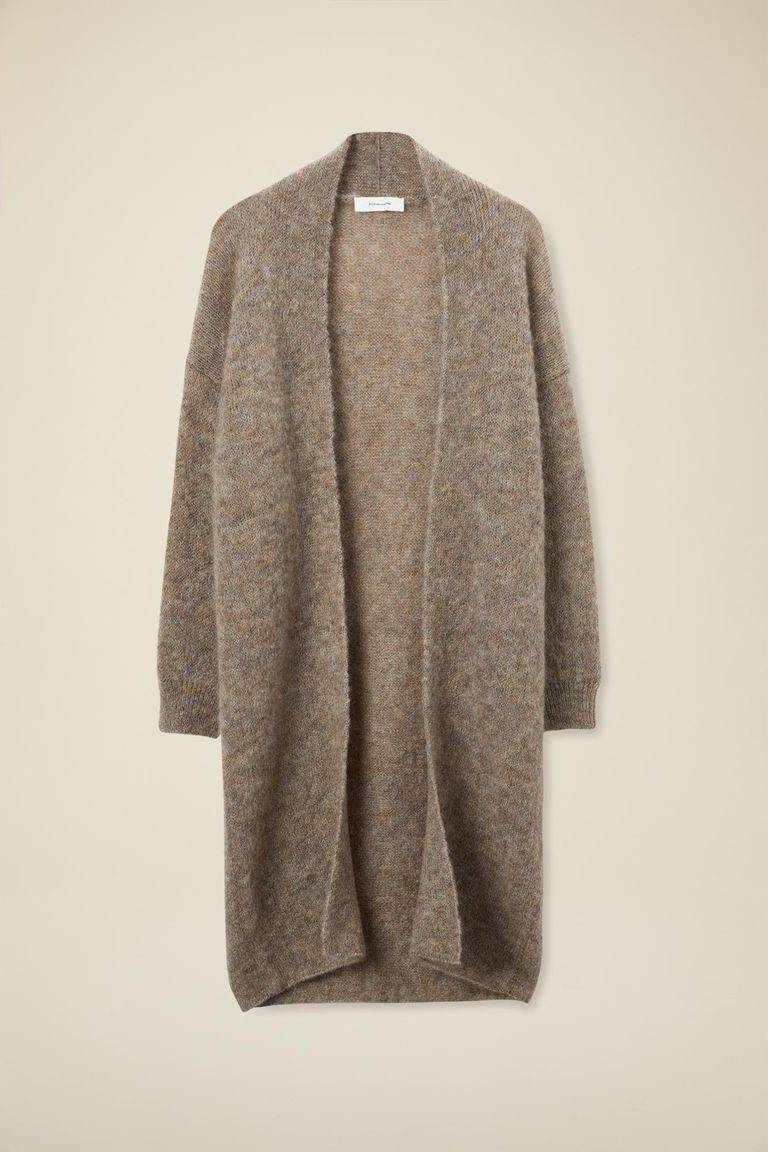 Pomandere Cardigan lungo in mohair Presa
