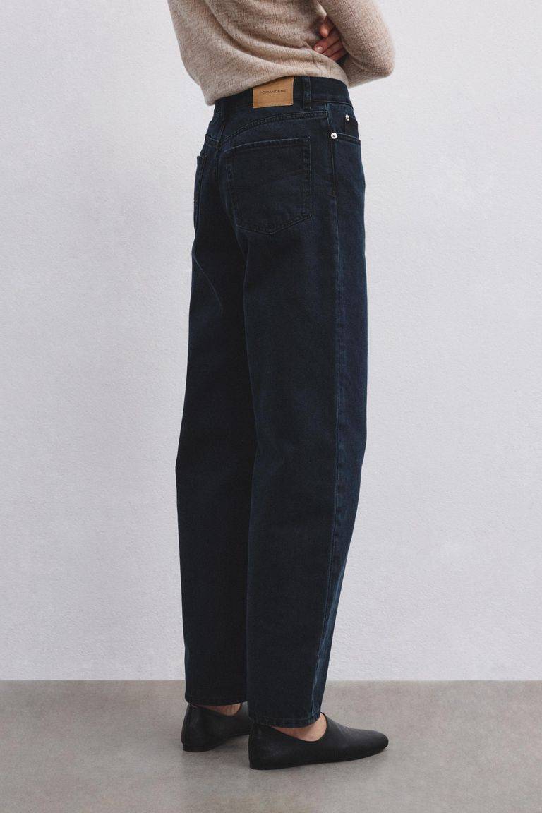 Pomandere Pantalone 5 tasche in denim scuro Saldi Di Fabbrica