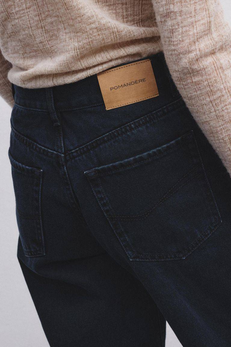 Pomandere Pantalone 5 tasche in denim scuro Saldi Di Fabbrica