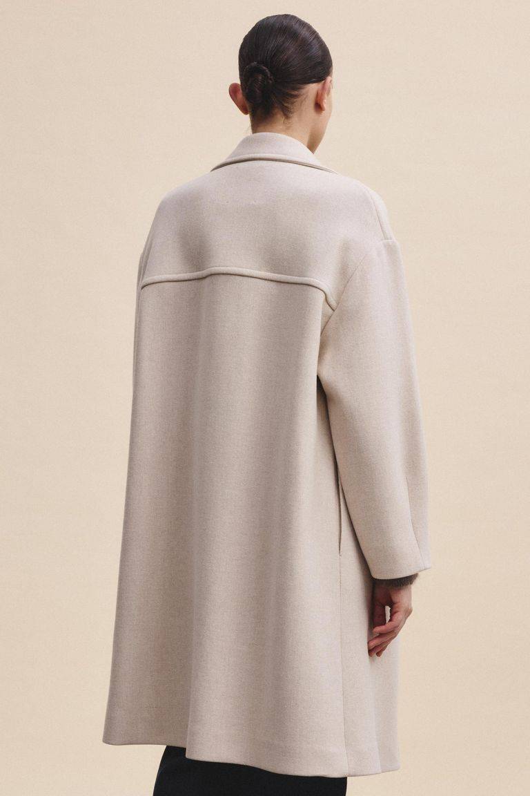 Pomandere Cappotto in panno doppio Nuova