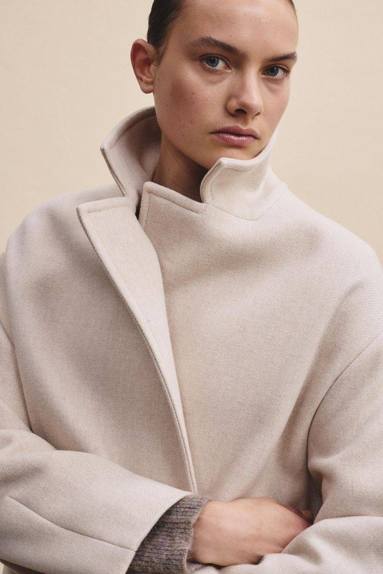 Pomandere Cappotto in panno doppio Nuova