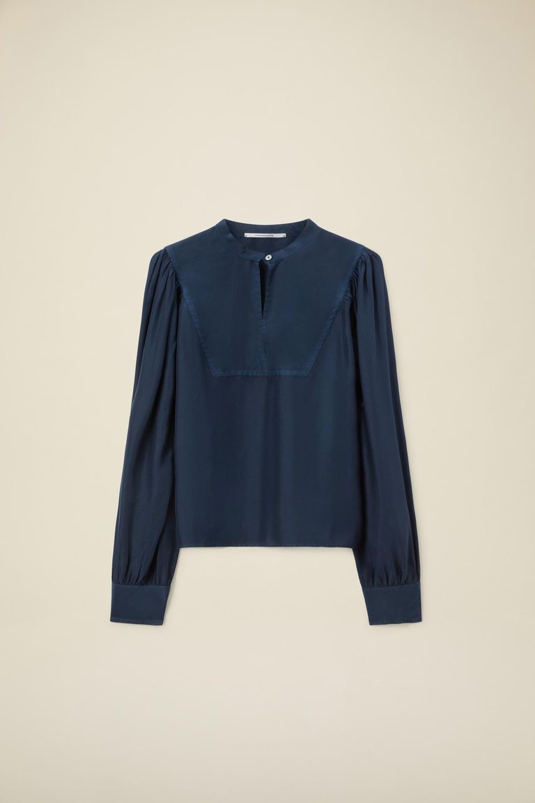 Pomandere Camicia con plastron in habutai Italia