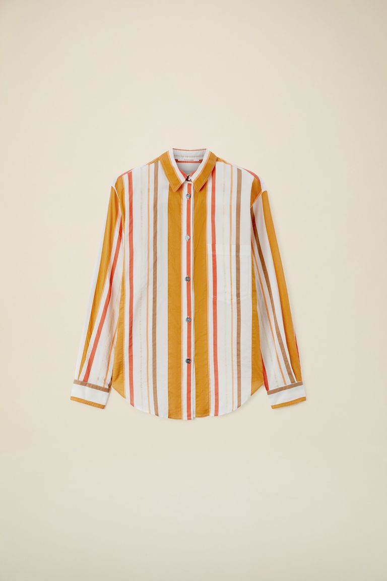Pomandere Camicia a righe con taschino Nuovo