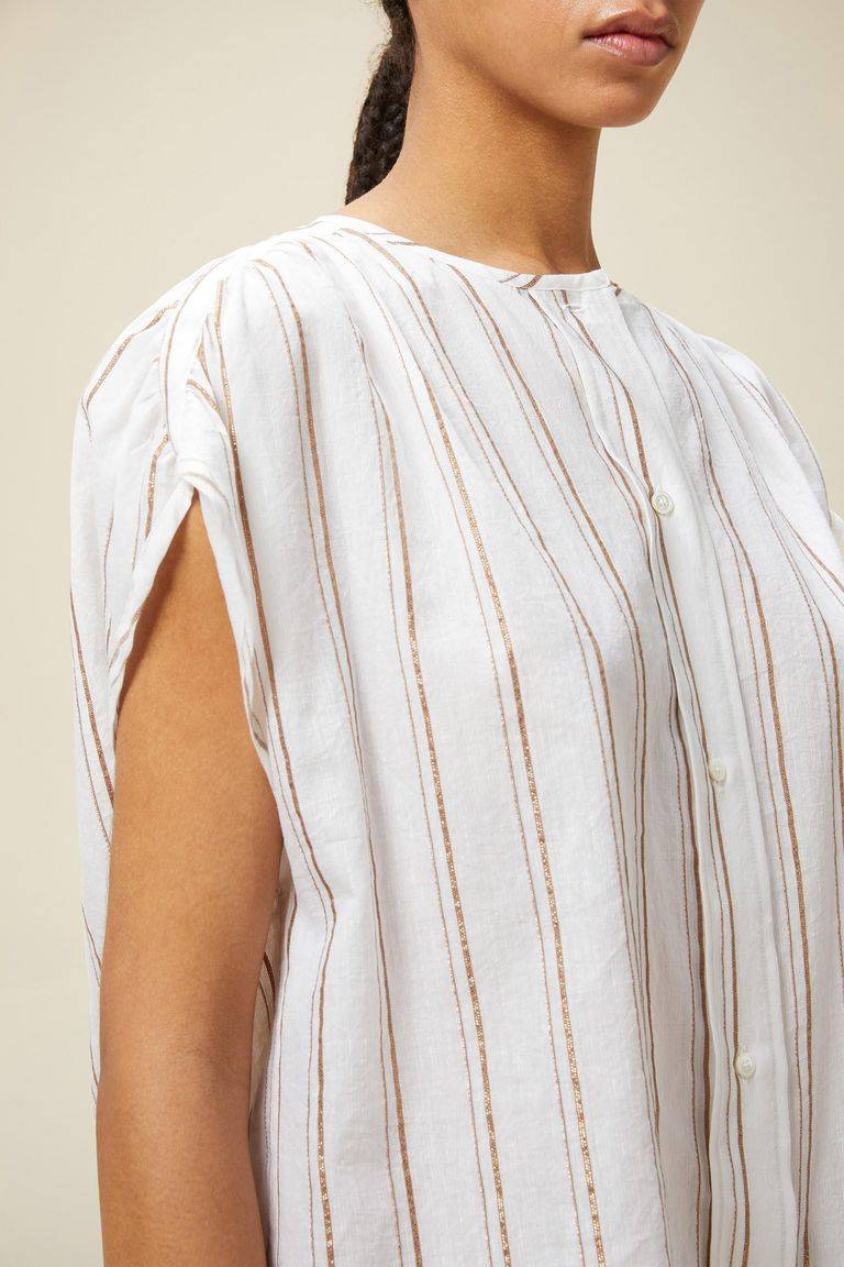 Pomandere Top rigato lurex Promozione