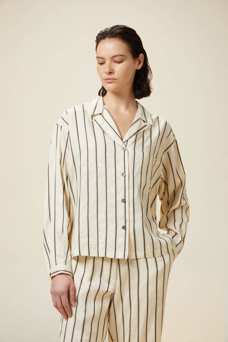 Pomandere Camicia pijama rigata Pezzi Unici