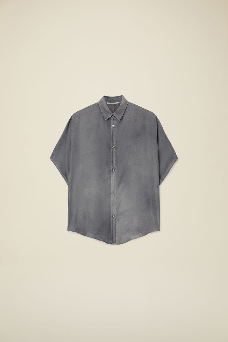 Pomandere Camicia con maniche corte tinta naturalmente Promozione Limitata