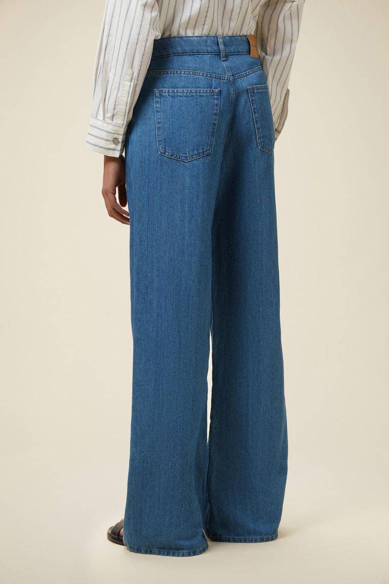 Pomandere Denim wide leg Affare Del Giorno