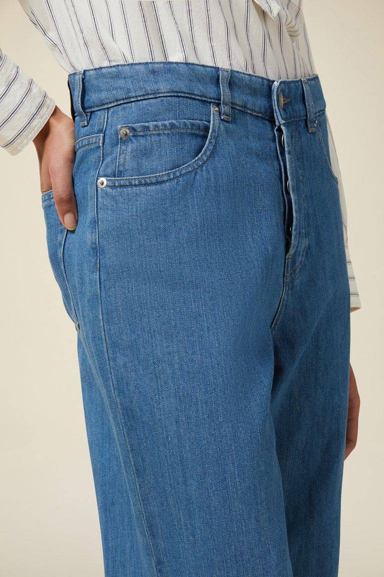 Pomandere Denim wide leg Affare Del Giorno