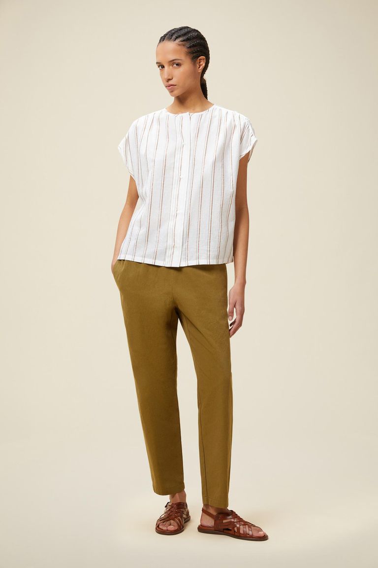 Pomandere Pantalone con elastico in vita Shopping Online
