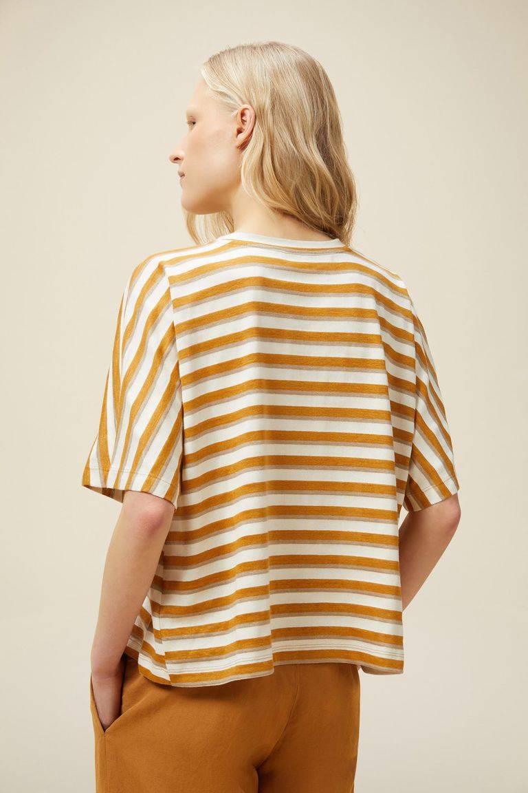 Pomandere T-shirt con taschino sul petto Qualità
