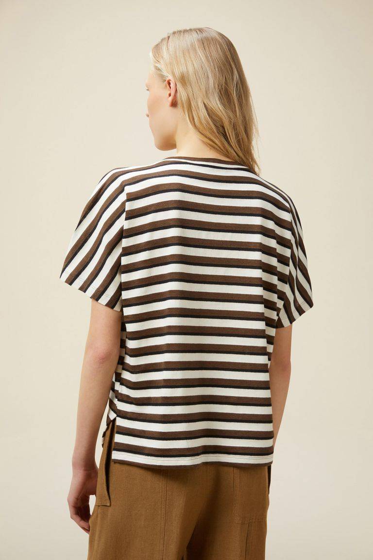 Pomandere T-shirt con scollo a V Negozio