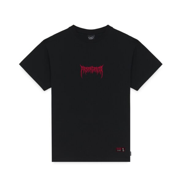 Propaganda Ribs Crown T-Shirt – Black Promozione Limitata