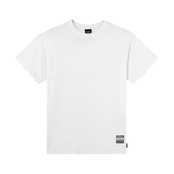 Propaganda Label Bicolor T-Shirt – White In Vendita