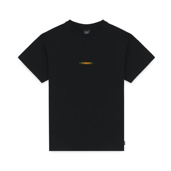 Propaganda Ribs Gradient T-Shirt – Black Spedizione Gratuita