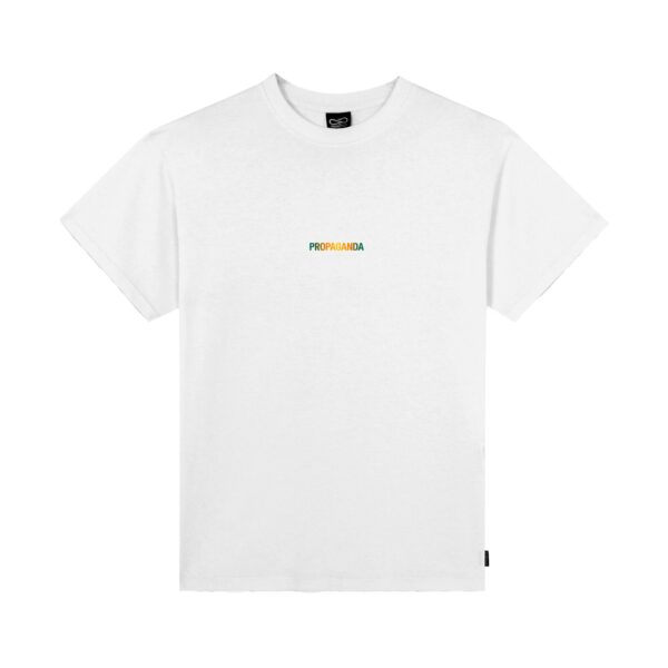 Propaganda Ribs Gradient T-Shirt – White Pezzi Unici