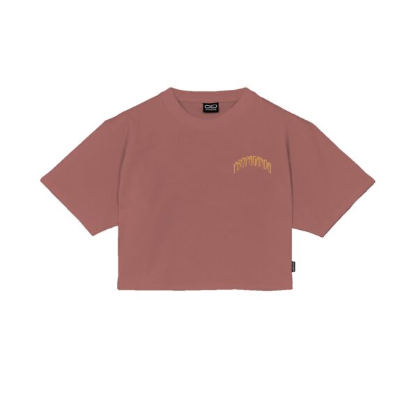 Propaganda Triangle Jaguar Croptop Tee – Clay Promozione Limitata